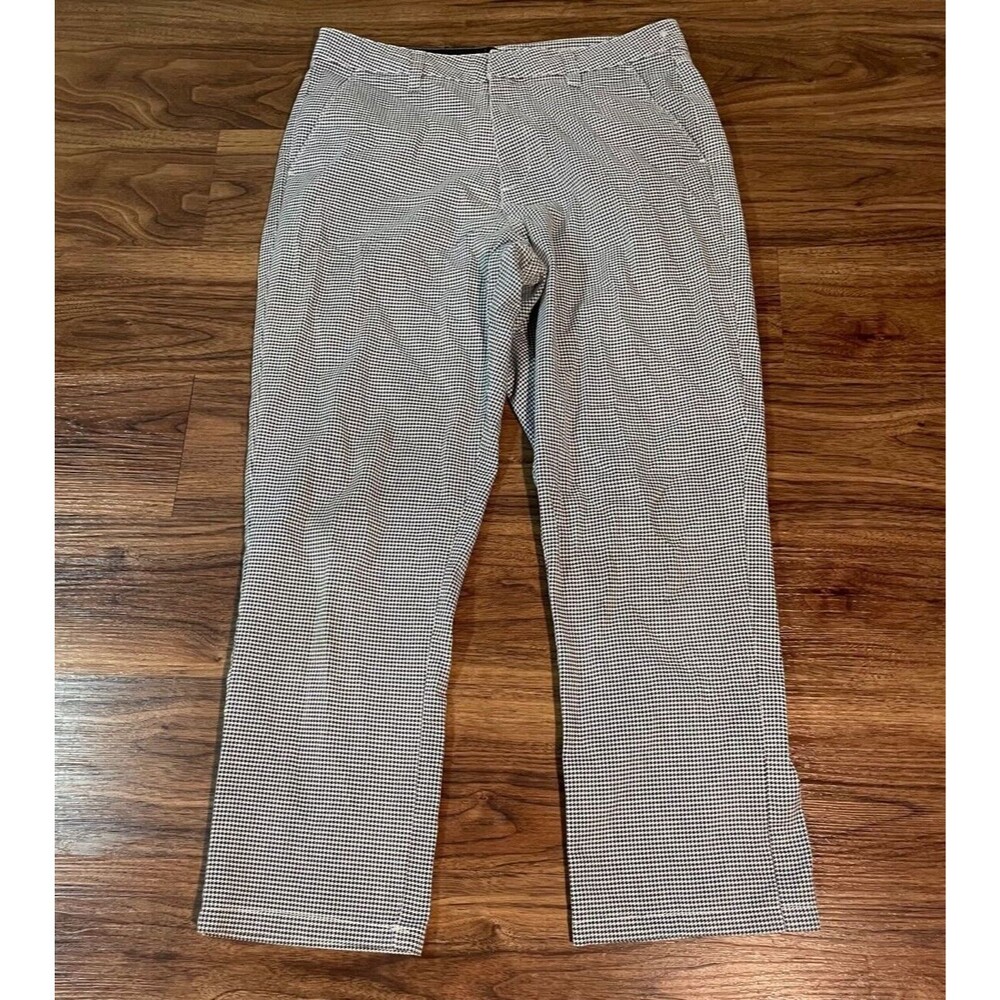 Volcom Women's Frochickie High Rise Chino Pant Size 29 Black/White Casual Office